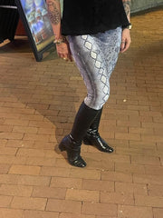 Faux Python Print Leggings