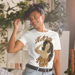 Hair Flip short-Sleeve Unisex T-Shirt