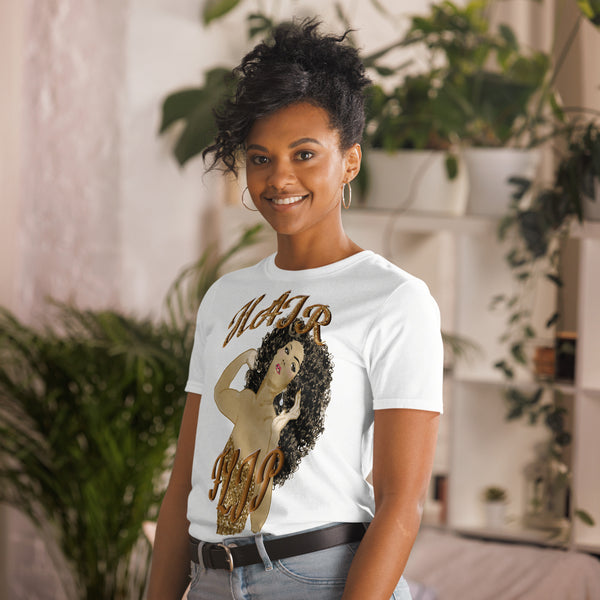 Hair Flip short-Sleeve Unisex T-Shirt