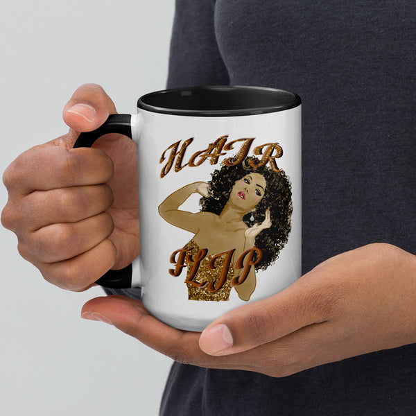 Hair Flip Mug with Color Inside