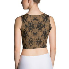 Weekend Famous Faux Lace Crop Top Bare