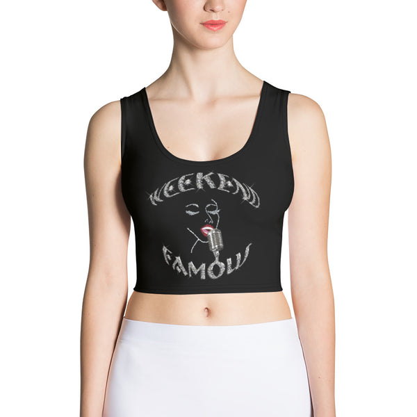 Weekend Famous W/ Singer Crop Top Black