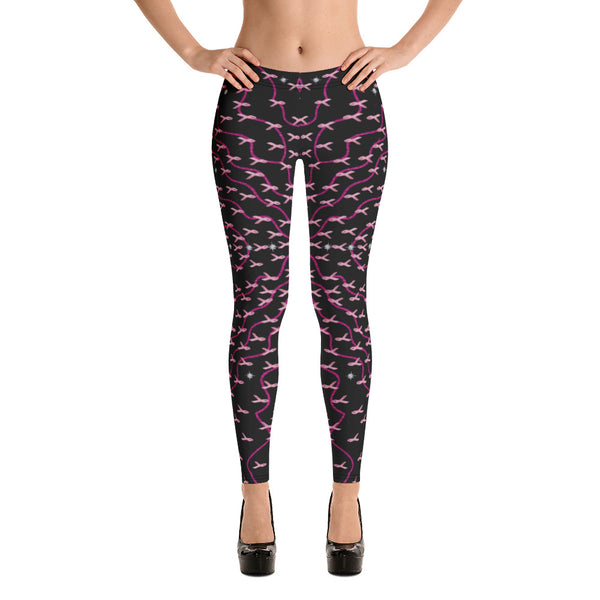 Weekend Famous Ribbons Of Hope Leggings