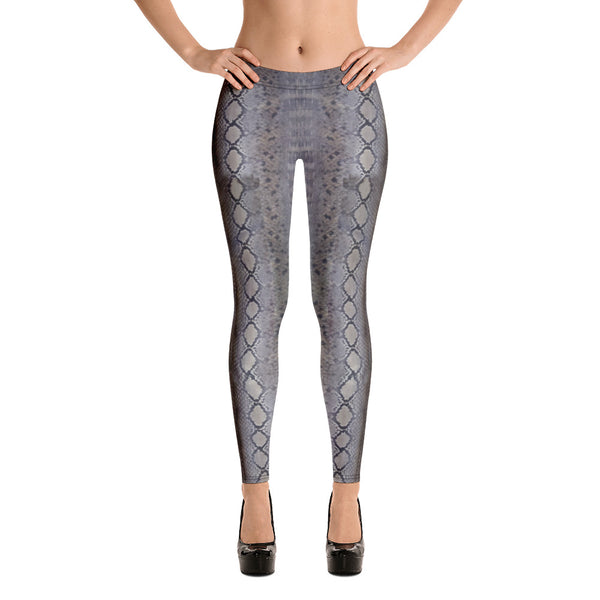 Faux Python Print Leggings