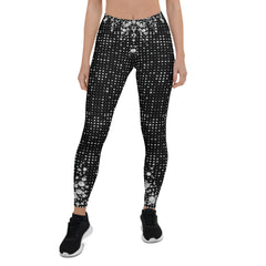 Faux Diamond Bling Leggings