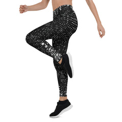 Faux Diamond Bling Leggings