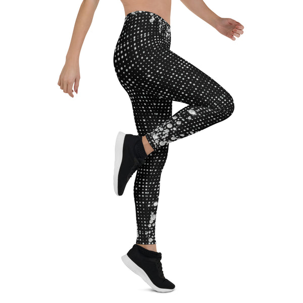Faux Diamond Bling Leggings