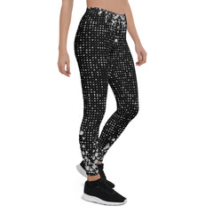 Faux Diamond Bling Leggings