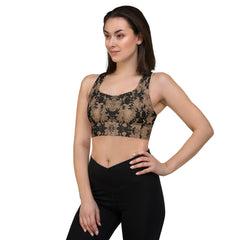 Weekend Famous Faux Lace Longline sports bra Romantic