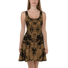 Weekend Famous Faux Lace Dress Bare