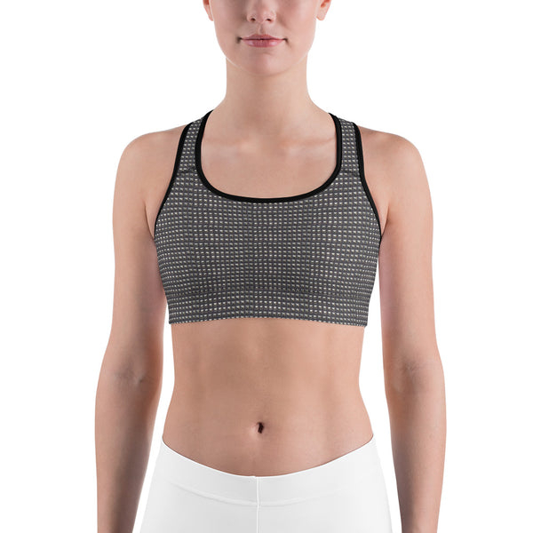 Faux Spike Sports bra