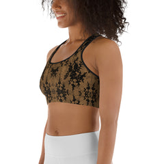 Weekend Famous Fitness Faux Lace Sports bra Bare