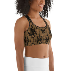 Weekend Famous Fitness Faux Lace Sports bra Bare