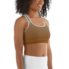 Ombre Sports bra Bronze