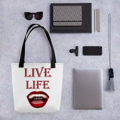 Live Life and Laugh Tote bag
