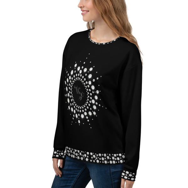 Faux Jeweled Unisex Sweatshirt