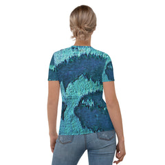 Weekend Famous Blue Green Women's T-shirt