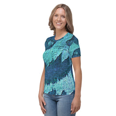 Weekend Famous Blue Green Women's T-shirt