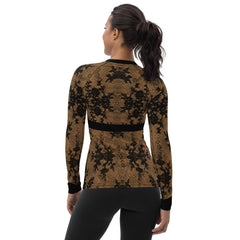 Faux Lace and Bra Women's Rash Guard Bare
