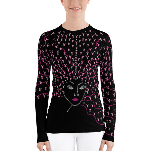 Ribbons Of Hope Women's Rash Guard [The Sleeves]