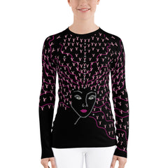 Ribbons Of Hope Women's Rash Guard [The Sleeves]
