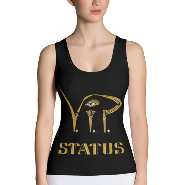 Weekend Famous  V.I.P Status Tank Top Black