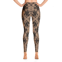 Weekend Famous Faux Lace Yoga Leggings Romantic
