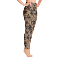 Weekend Famous Faux Lace Yoga Leggings Romantic