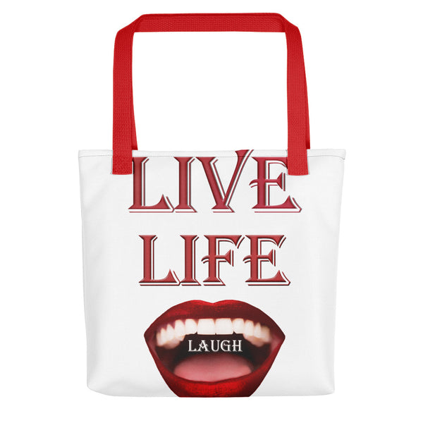 Live Life and Laugh Tote bag