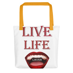 Live Life and Laugh Tote bag