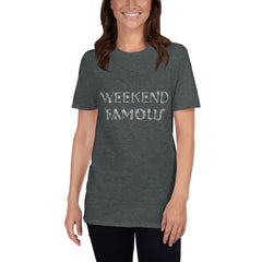 Weekend Famous Faux Bling Short-Sleeve Unisex T-Shirt