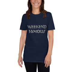 Weekend Famous Faux Bling Short-Sleeve Unisex T-Shirt