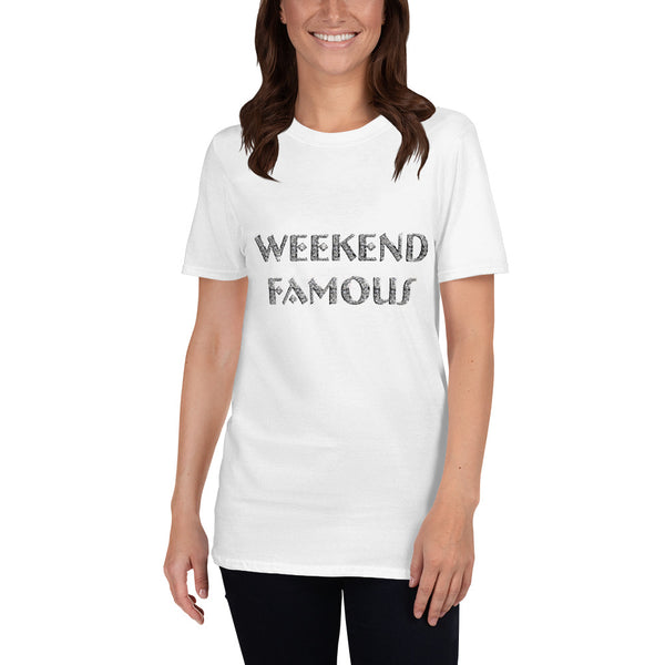 Weekend Famous Faux Bling Short-Sleeve Unisex T-Shirt