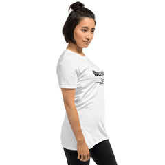 Weekend Famous Logo Short-Sleeve Unisex T-Shirt White