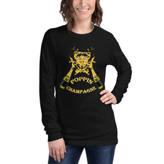 Poppin Champagne Unisex Long Sleeve Tee