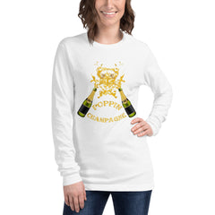 Poppin Champagne Unisex Long Sleeve Tee