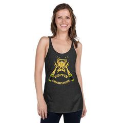 Poppin Champagne Women's Racerback Tank